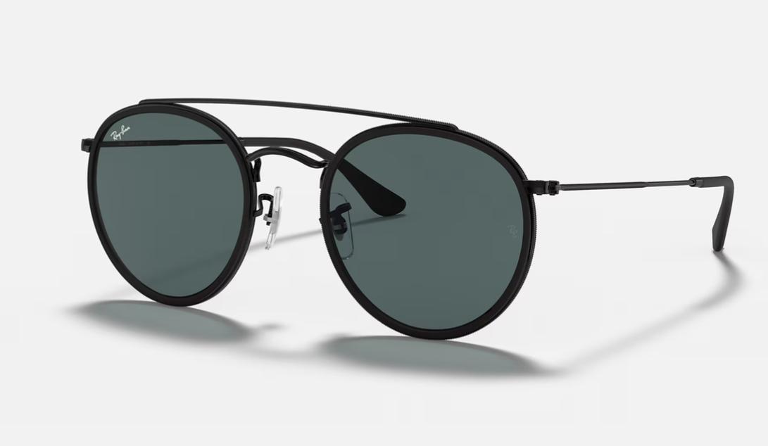 Ray Ban Solar Metal Redondo Preto RB 3647-NL 002/R5