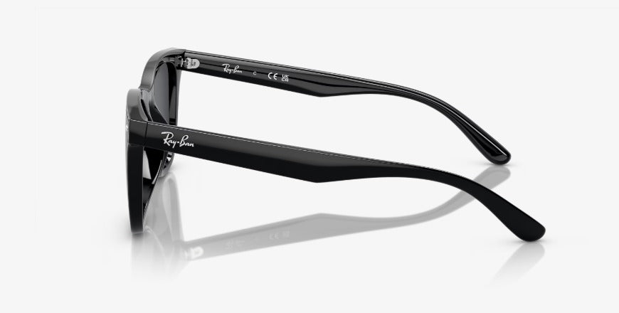RAY BAN  SOLAR ACETADO PRETO BRILHANTE  RB447V STEVE 8192