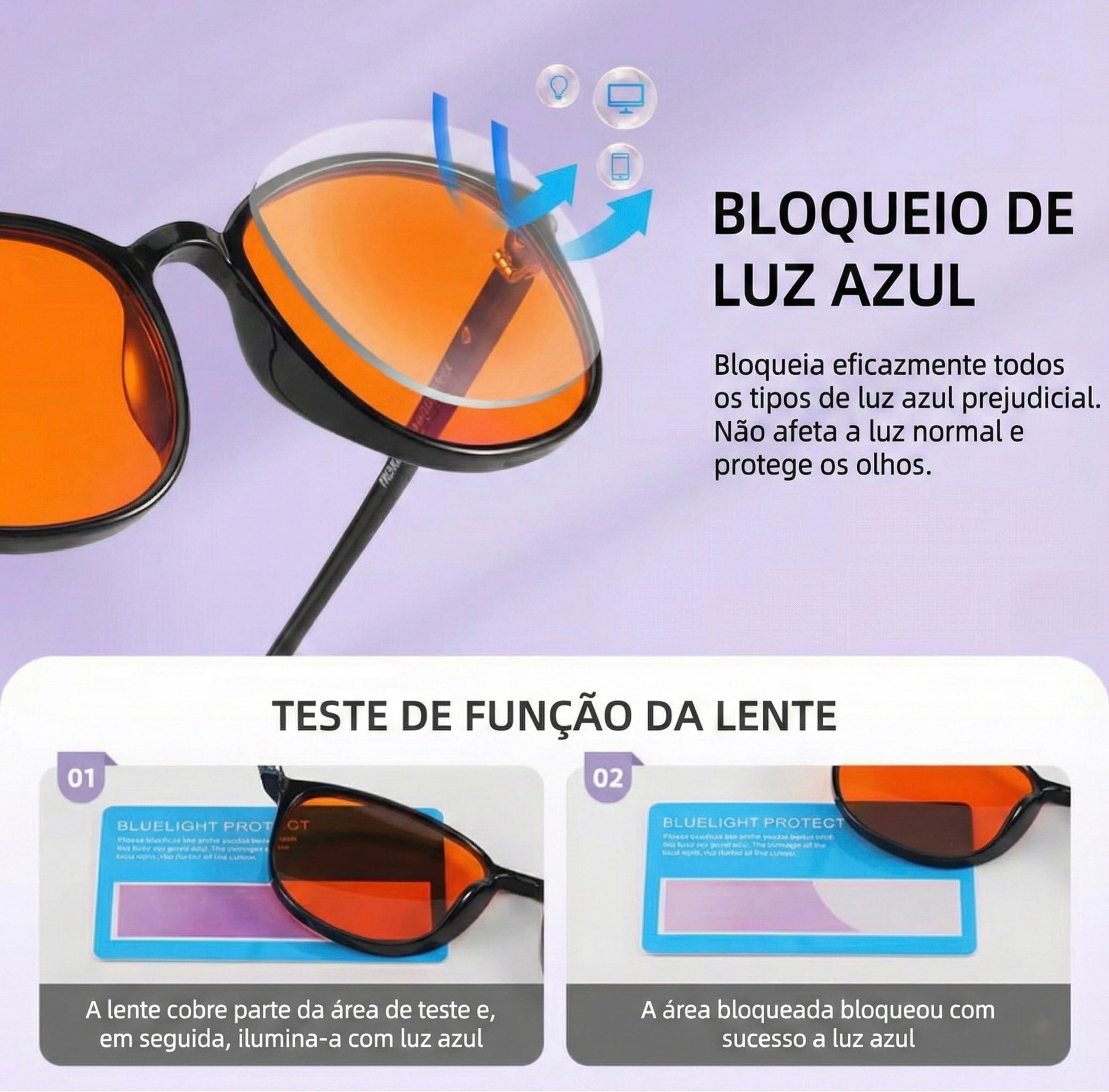 Oliver BlueLightBlocker 95% Lente Vermelha