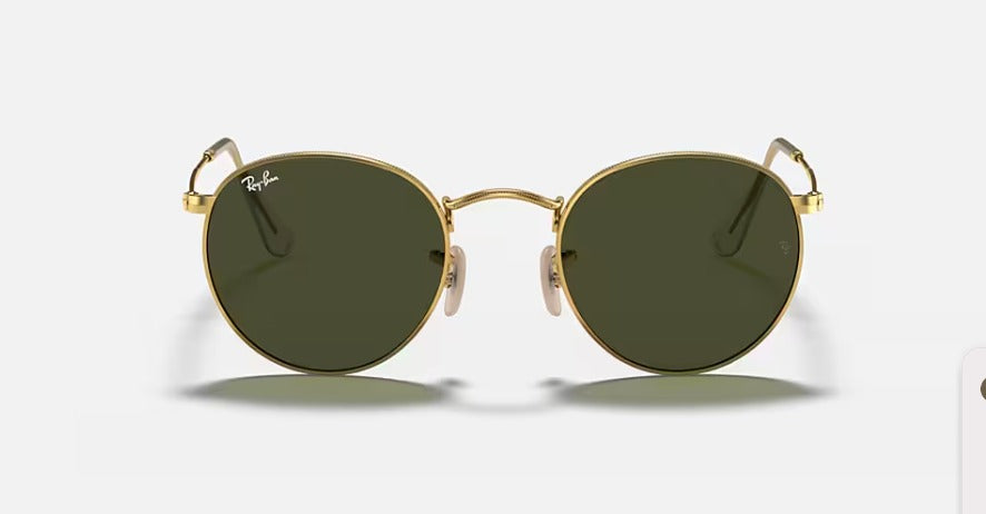 RAY BAN  SOLAR METAL DOURADO RB3447-NL ROUND METAL 001