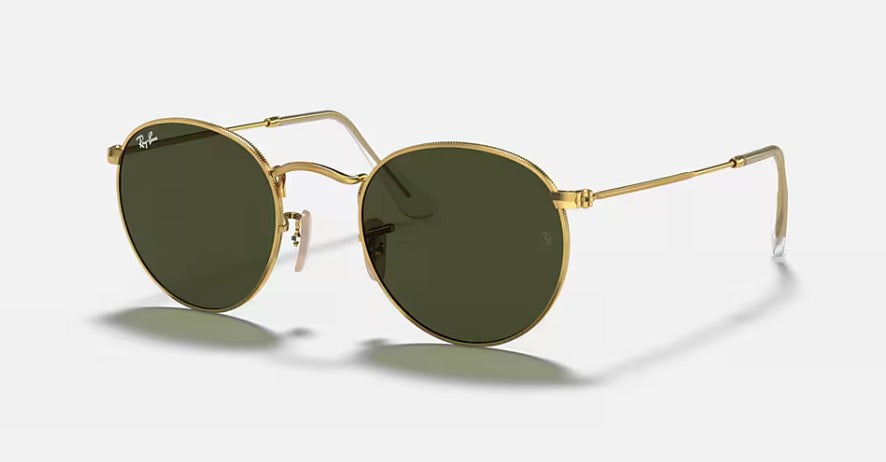 RAY BAN  SOLAR METAL DOURADO RB3447-NL ROUND METAL 001
