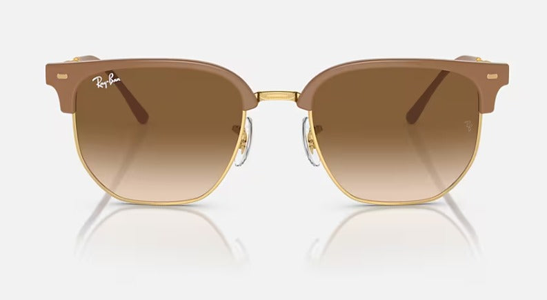RAY BAN  SOLAR METAL DOURADO ROSE RB441666NEW CLUBMASTER 6721/51