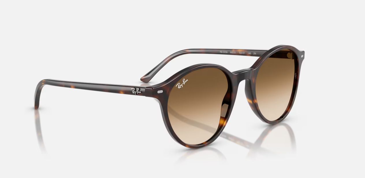 Ray Ban Solar Acetado  Redondo  BERNARD claro RB2230 902/51