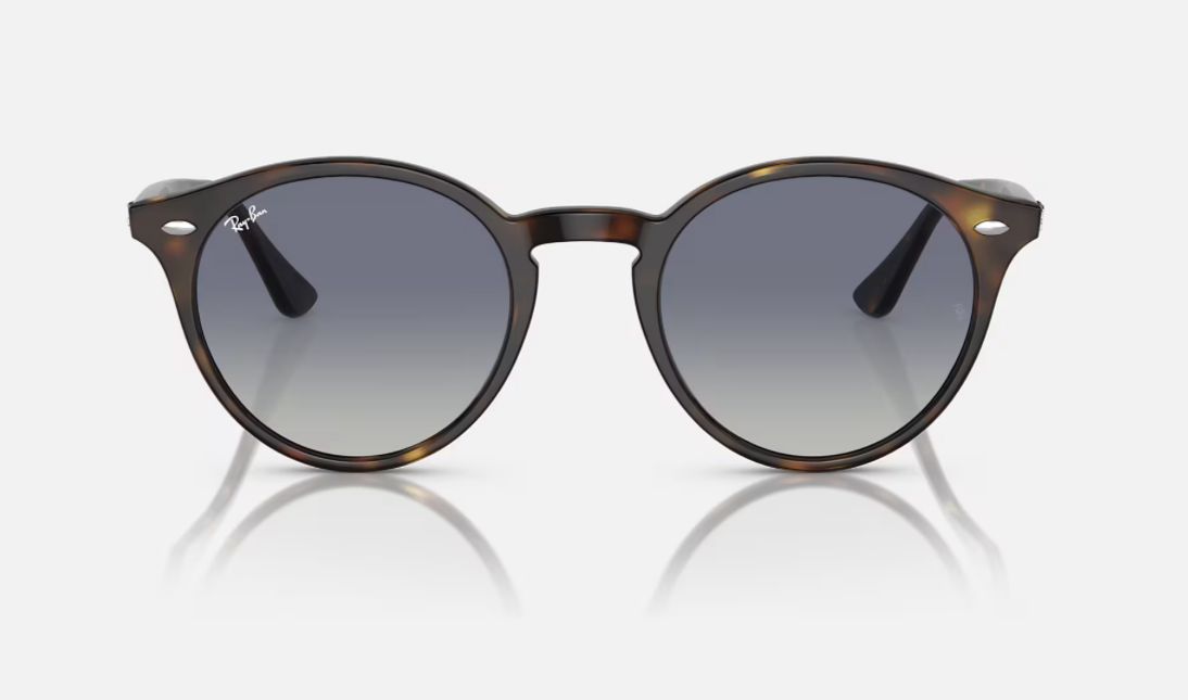 Ray Ban Solar Acetado  Redondo  Polido Havana claro RB2180 710/4L